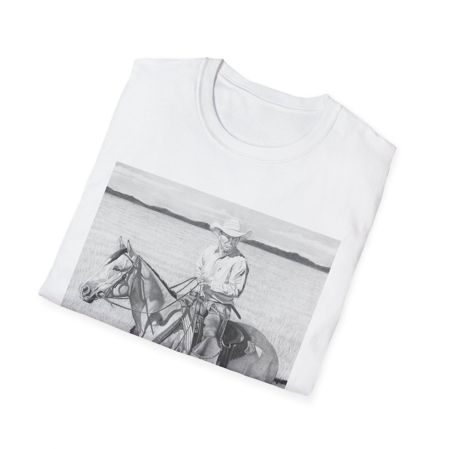 Western Unisex T-Shirt - "Hot Day on the Job" Design