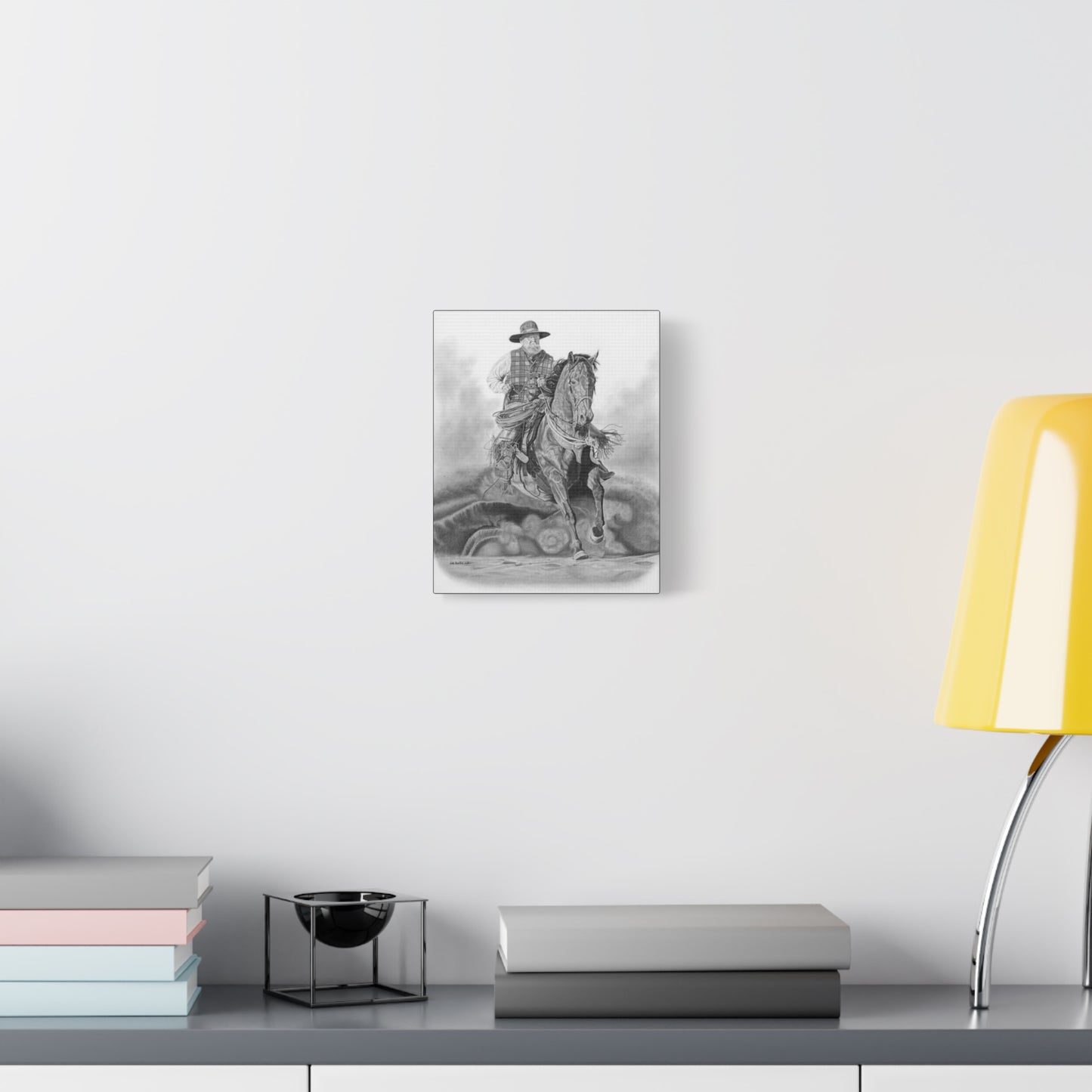"Trouble Up Ahead " western art on canvas