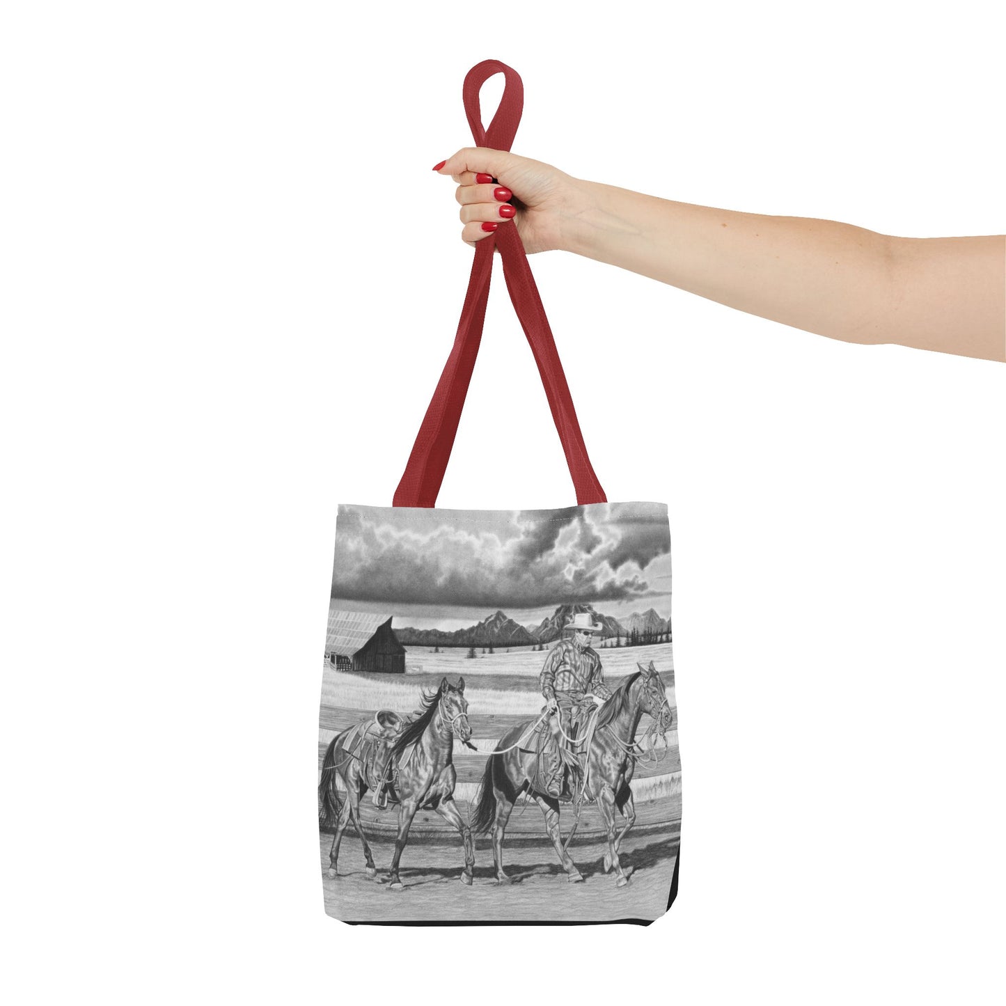"The Gift Named Storn" Western Art Tote Bag