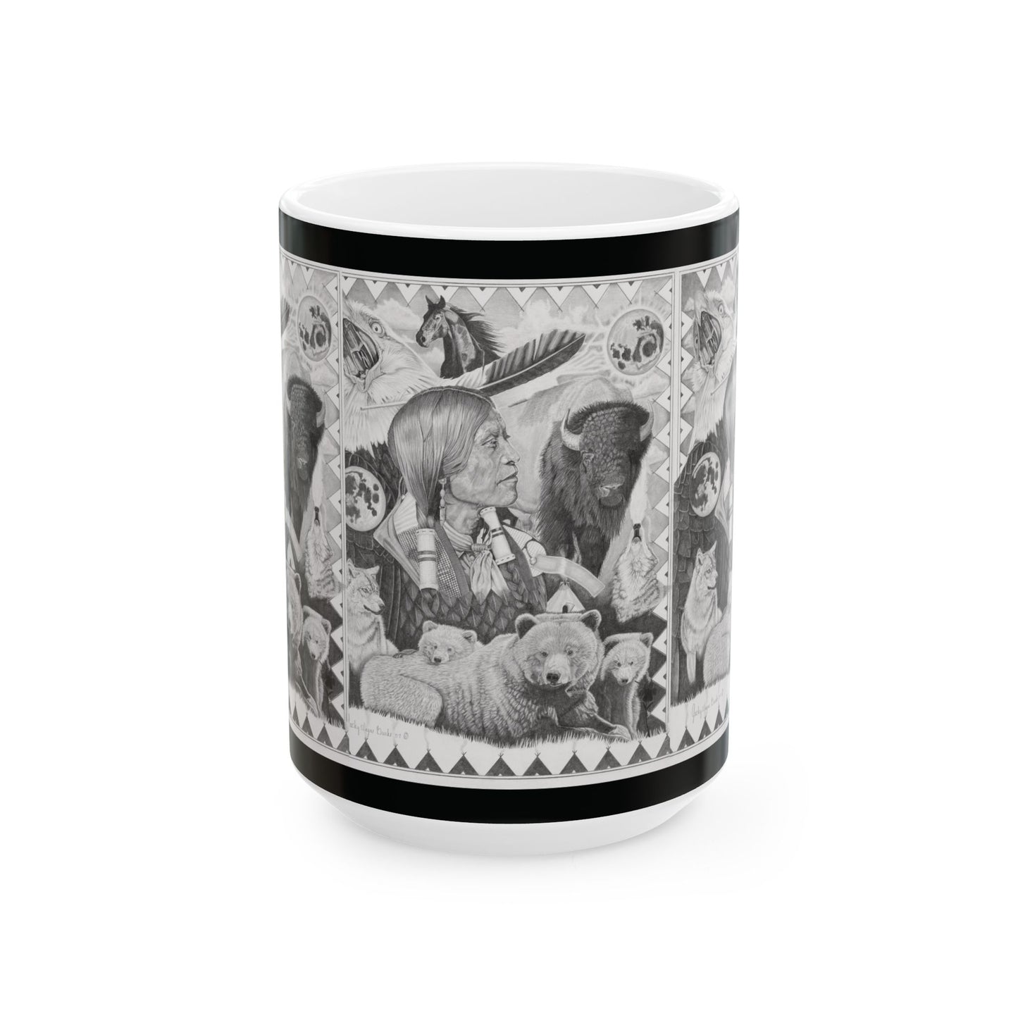 "Two Moon Apache Dream" Coffe Mug
