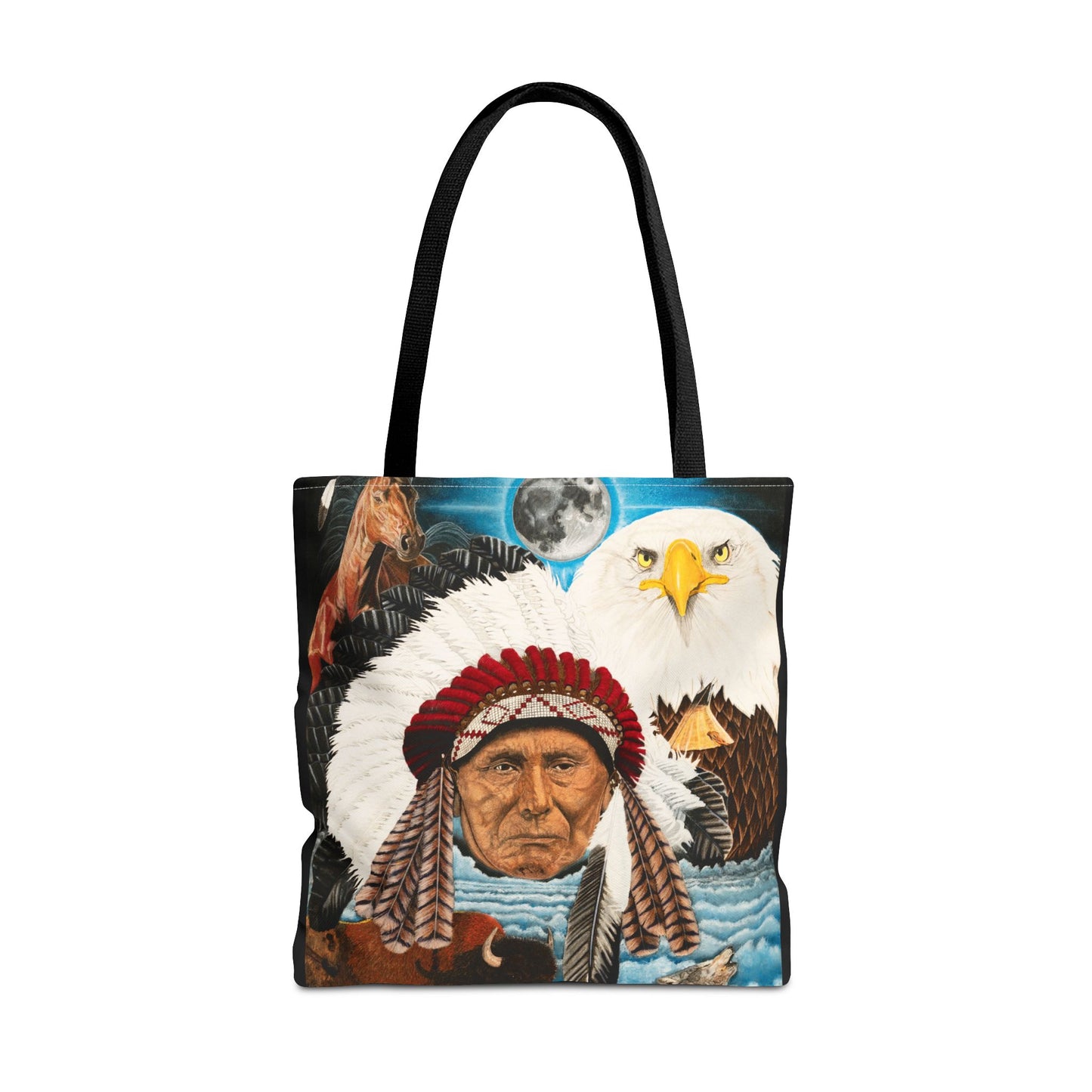 "Dream of Chief Joseph" Western Art Tote Bag