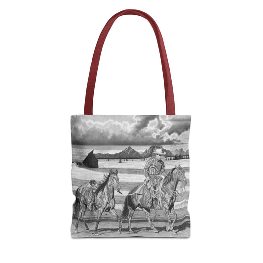 "The Gift Named Storn" Western Art Tote Bag