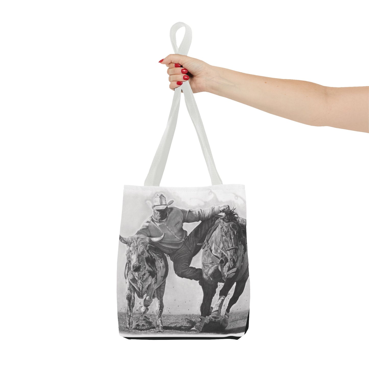 "Cowboy Life #1 " Tote Bag, Western Style Shopping Tote, Equestrian Gift, Farmhouse Decor, Horse Lover Accessory