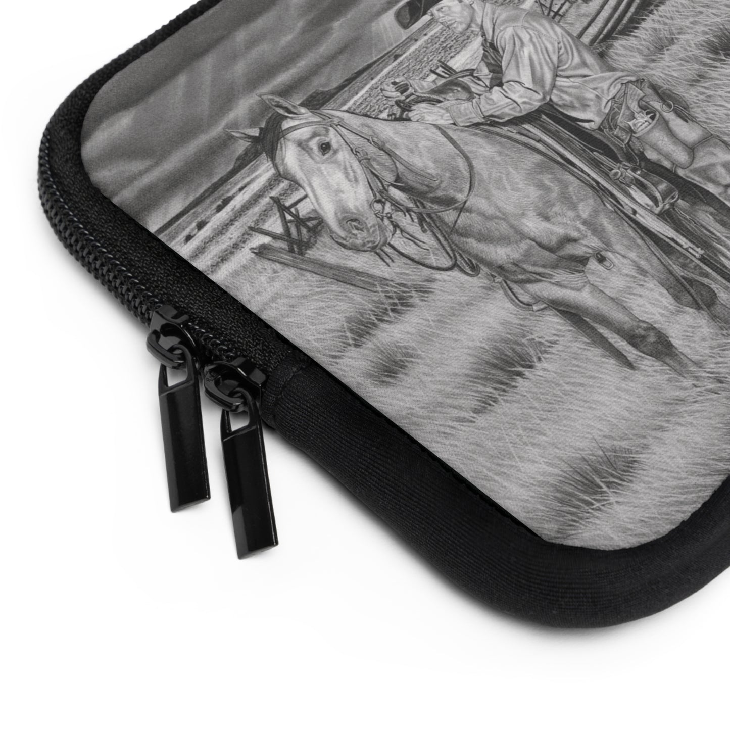 "The Coming Storm" Rustic Cowboy Laptop Sleeve, Western Cowpoke Case, Unique Gift for Ranch Lovers, Rodeo Accessories, Durable Tech Cover