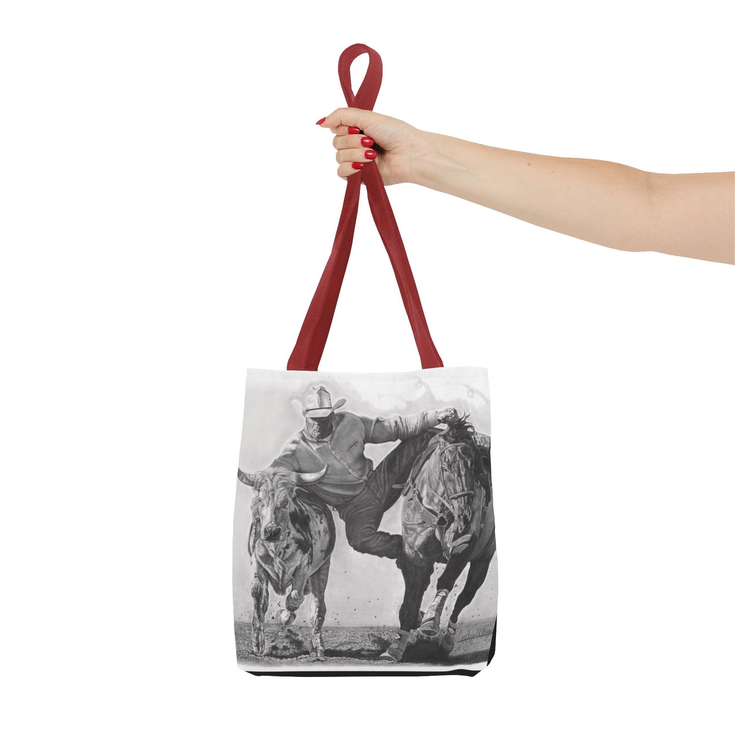 "Cowboy Life #1 " Tote Bag, Western Style Shopping Tote, Equestrian Gift, Farmhouse Decor, Horse Lover Accessory