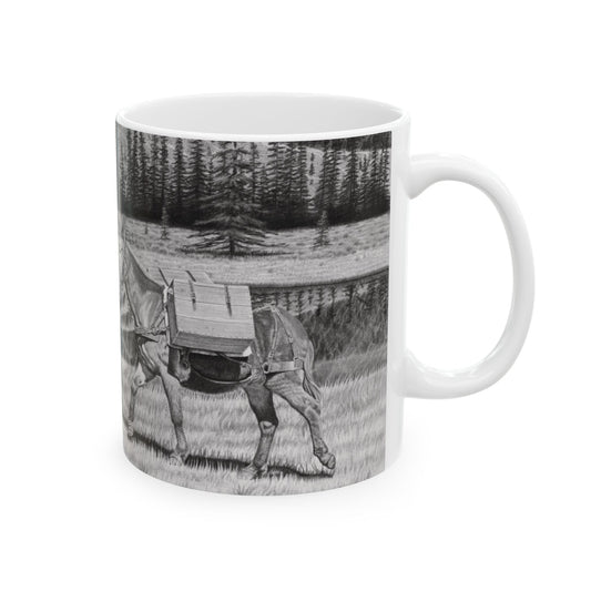 "Still Day on The Trail" coffe mug