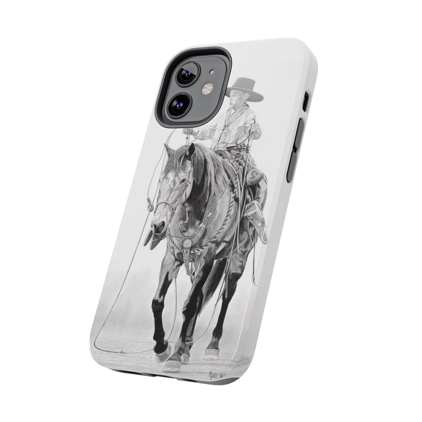 "Young Cowboy" Western Rodeo Phone Cases, Cowboy Design, Tough Protection, Gift for Him, Ranch Decor, Durable Style