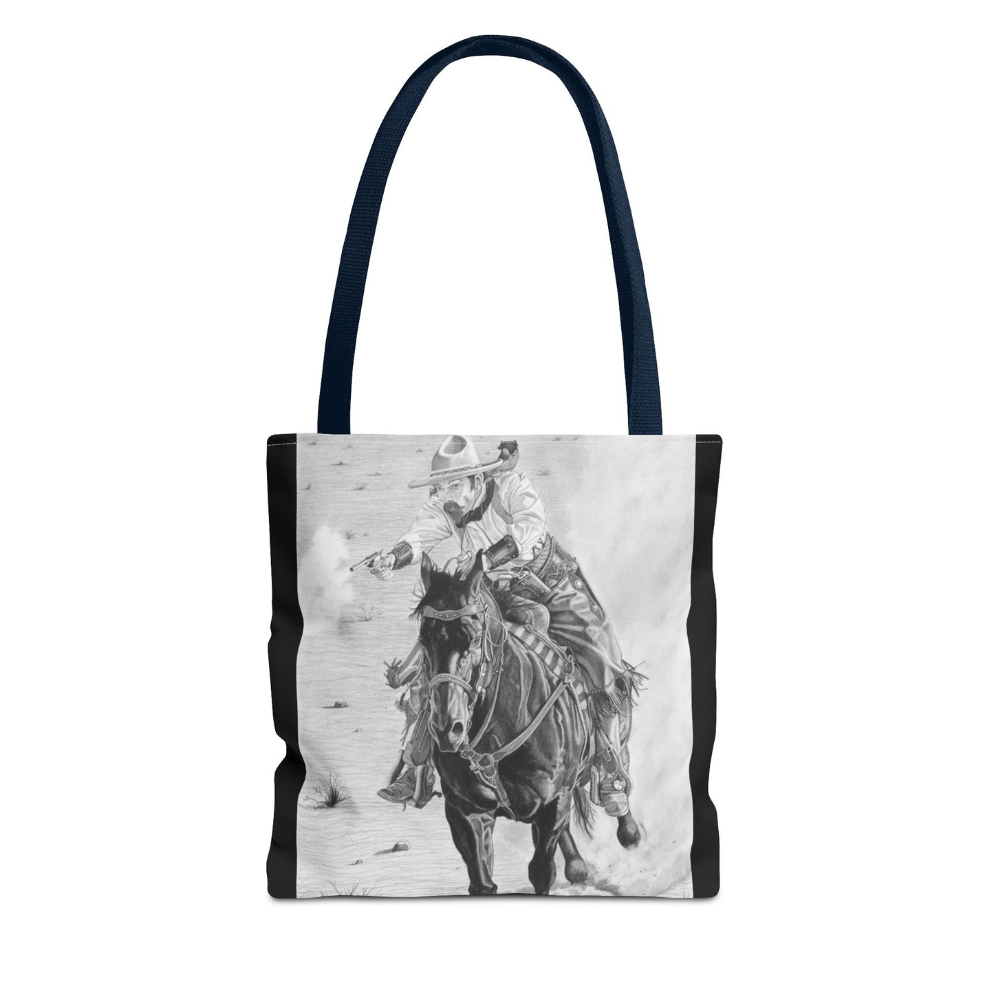 "Wild Bill Rides Again " Tote Bag, Western Style Shopping Tote, Equestrian Gift, Farmhouse Decor, Horse Lover Accessory