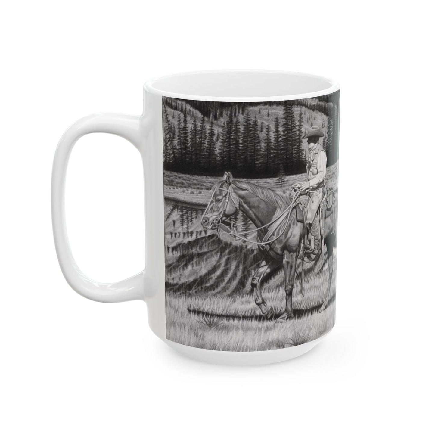 "Still Day on The Trail" coffe mug