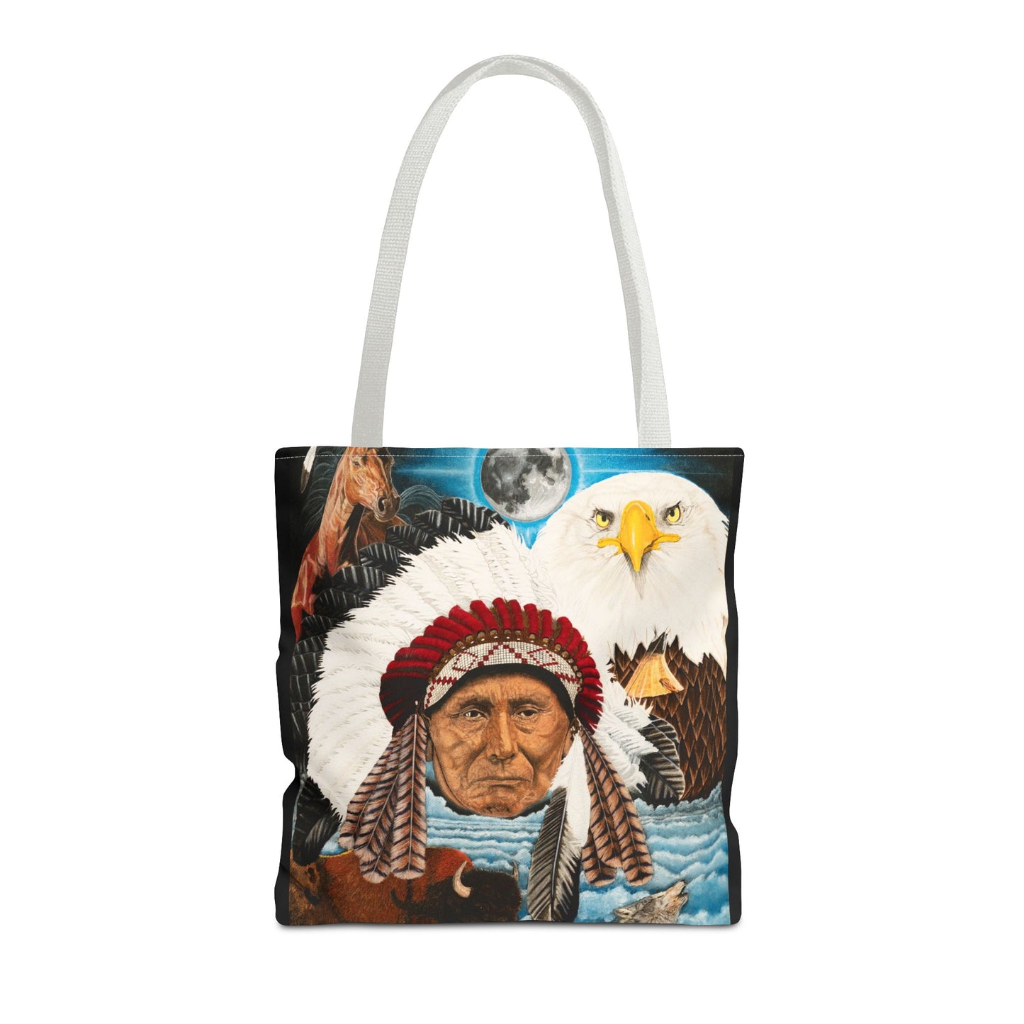 "Dream of Chief Joseph" Western Art Tote Bag