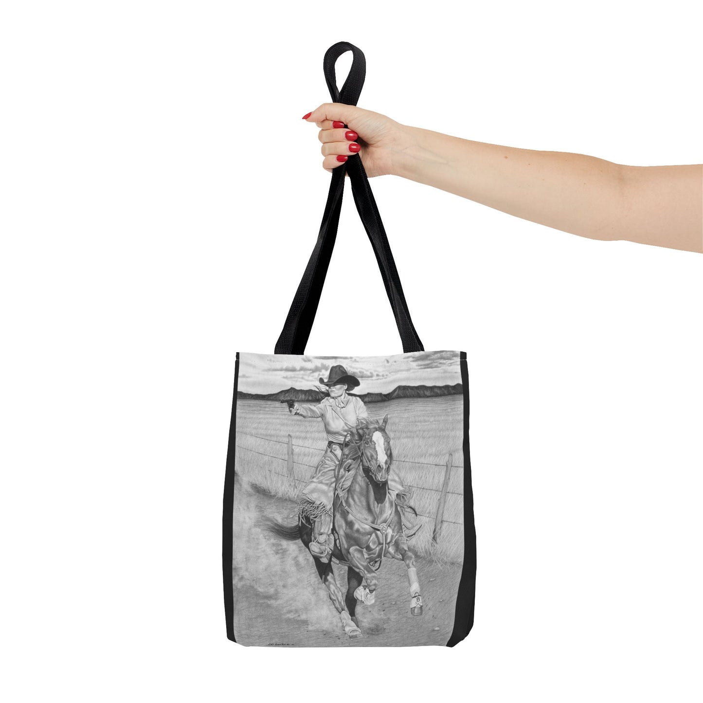 "Dangerous and Beutiful " Western Style Shopping Tote, Equestrian Gift, Farmhouse Decor, Horse Lover Accessory