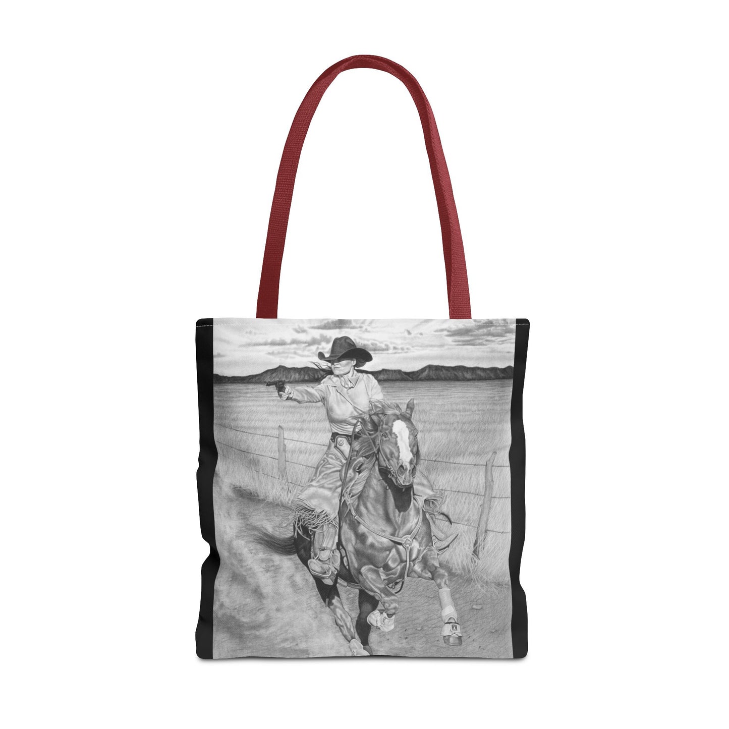 "Dangerous and Beutiful " Western Style Shopping Tote, Equestrian Gift, Farmhouse Decor, Horse Lover Accessory