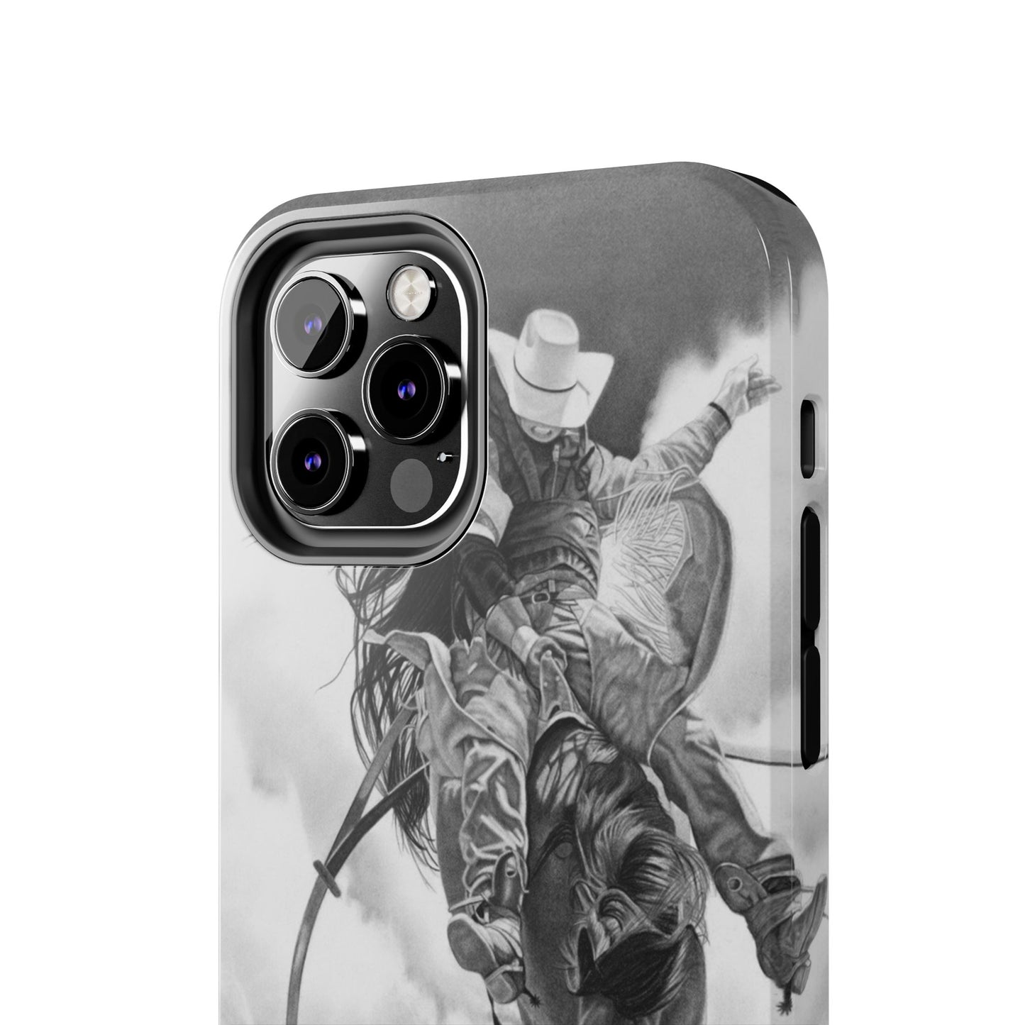 "Storn a Brewing" Western Rodeo Phone Cases, Cowboy Design, Tough Protection, Gift for Him, Ranch Decor, Durable Style