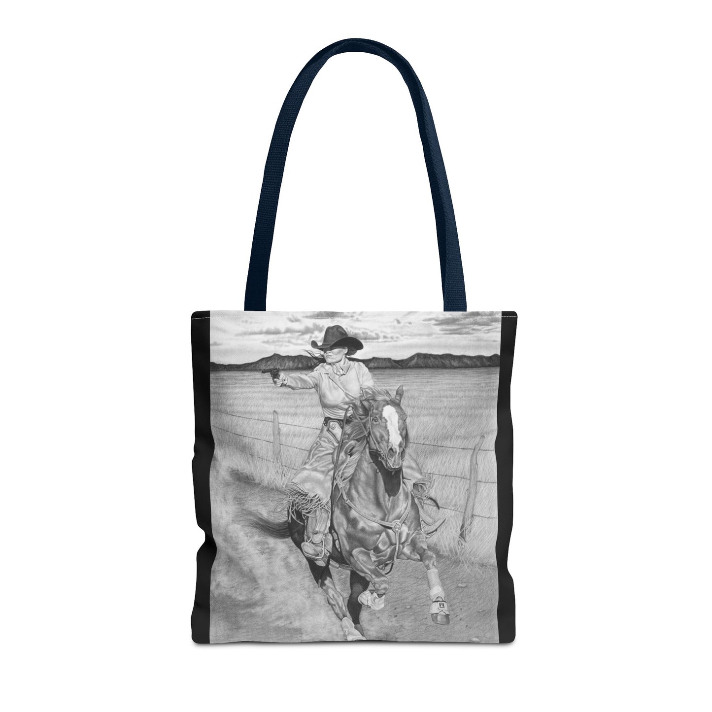 "Dangerous and Beutiful " Western Style Shopping Tote, Equestrian Gift, Farmhouse Decor, Horse Lover Accessory