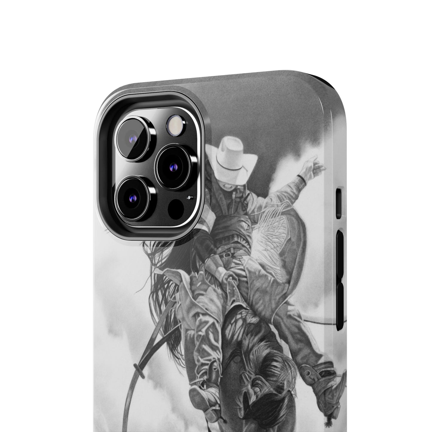 "Storn a Brewing" Western Rodeo Phone Cases, Cowboy Design, Tough Protection, Gift for Him, Ranch Decor, Durable Style