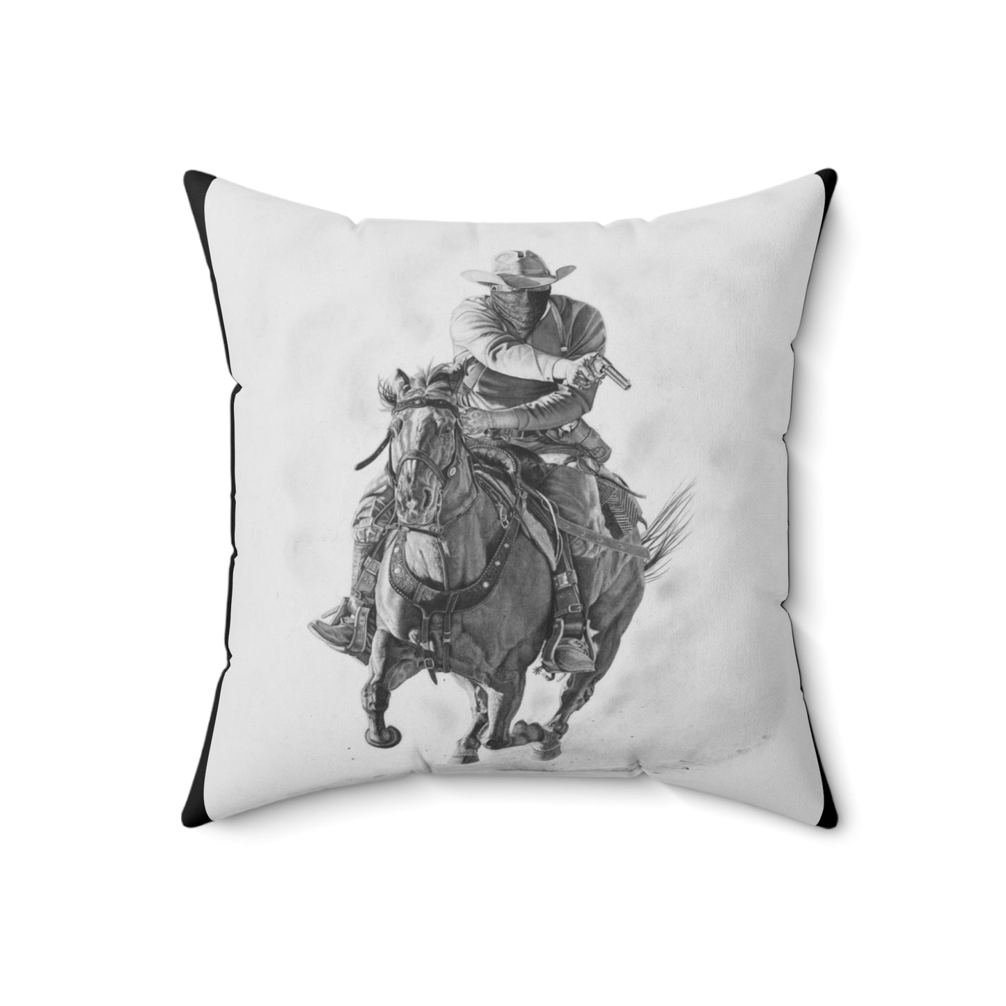 "Bandit" Western Art Pillow