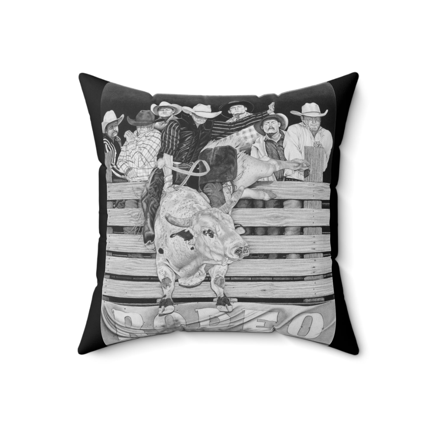"Serius Fun" Western Art Pillow