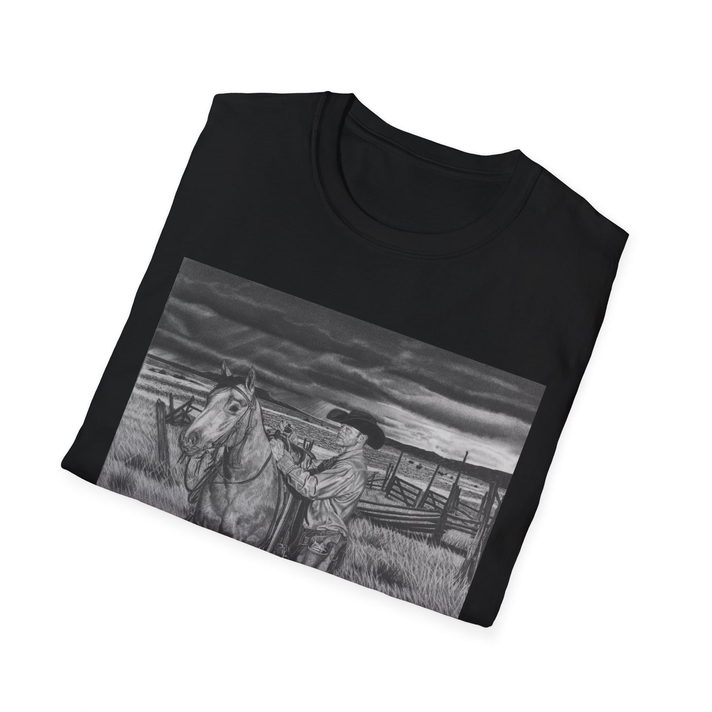 Western Art T-Shirt - "The Coming Storm "Design