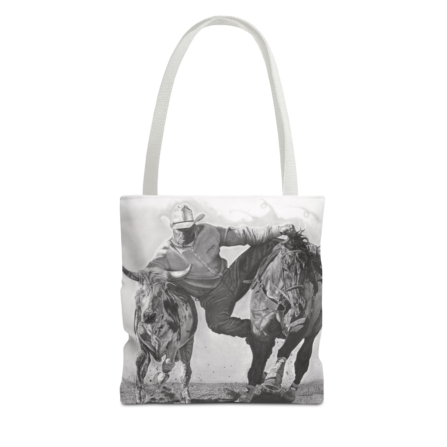 "Cowboy Life #1 " Tote Bag, Western Style Shopping Tote, Equestrian Gift, Farmhouse Decor, Horse Lover Accessory