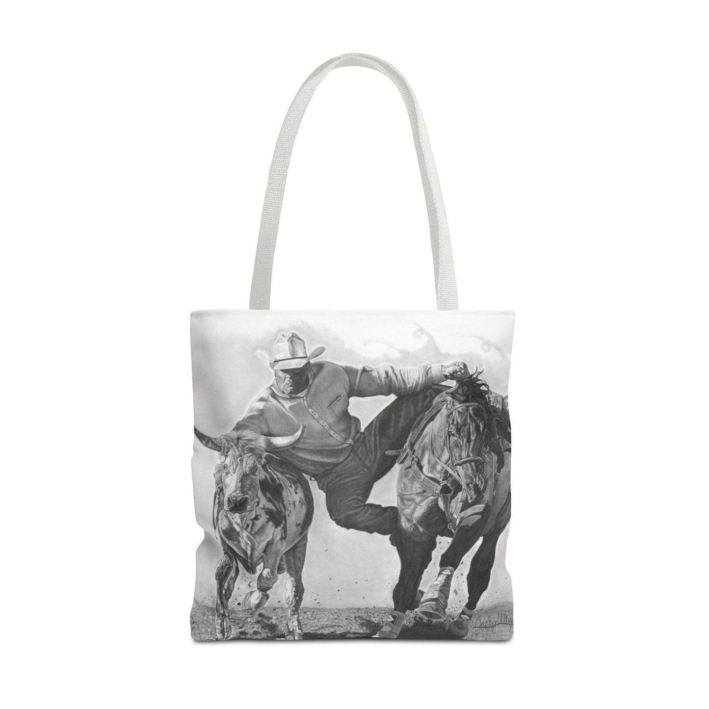 "Cowboy Life #1 " Tote Bag, Western Style Shopping Tote, Equestrian Gift, Farmhouse Decor, Horse Lover Accessory