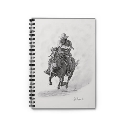 Spiral Notebook, Capturing the Spirit of the West, Journal for Equestrian Lovers, Western Art Gift, Cowpoke Writing Pad
