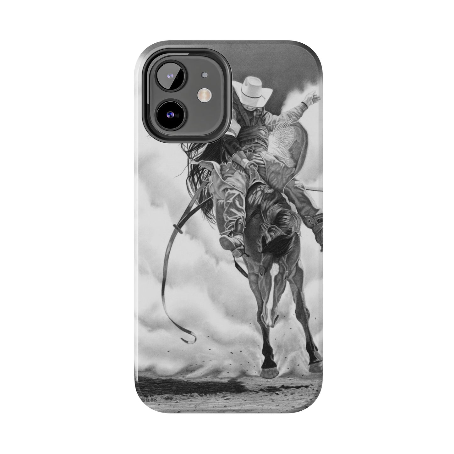 "Storn a Brewing" Western Rodeo Phone Cases, Cowboy Design, Tough Protection, Gift for Him, Ranch Decor, Durable Style