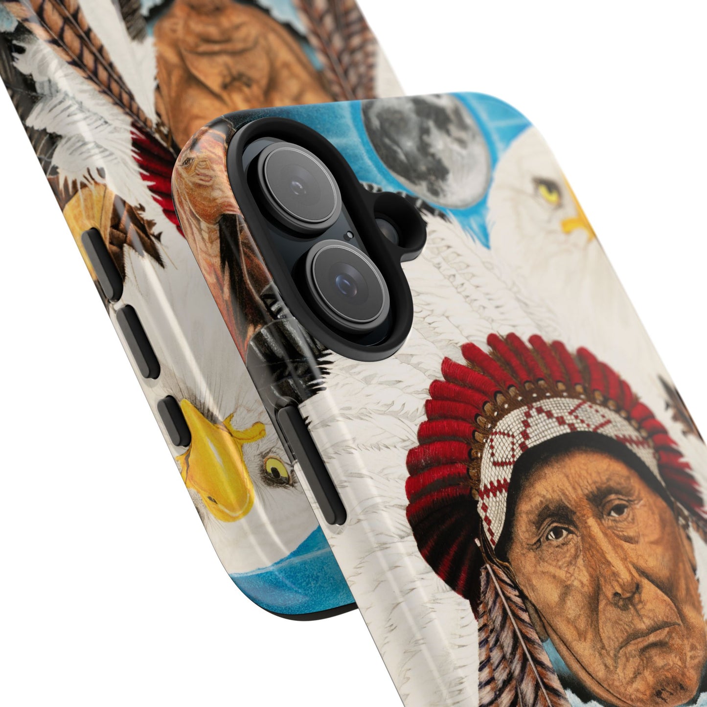 "Dream of Chief Joseph" Western Rodeo Phone Cases, Cowboy Design, Tough Protection, Gift for Him, Ranch Decor, Durable Style