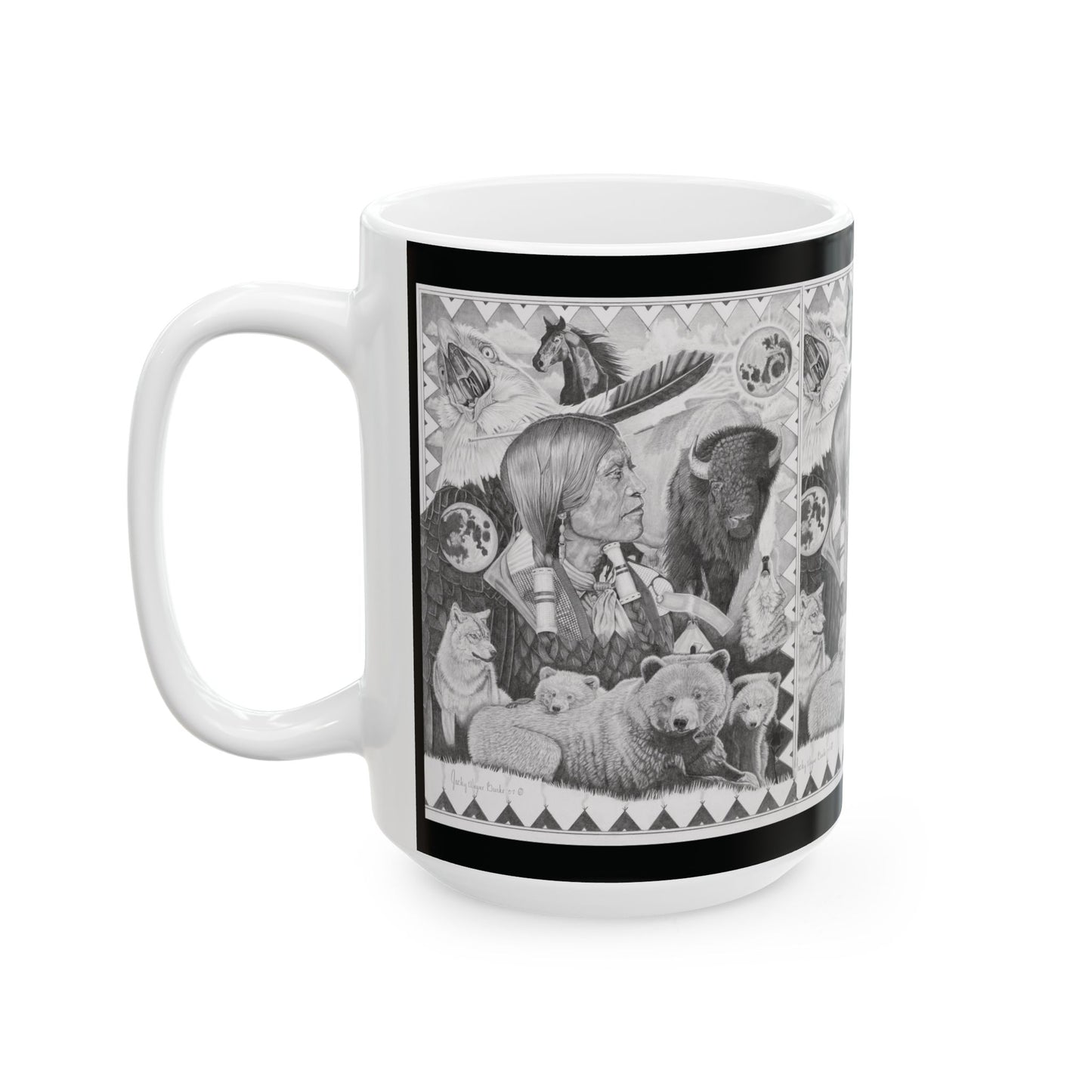 "Two Moon Apache Dream" Coffe Mug