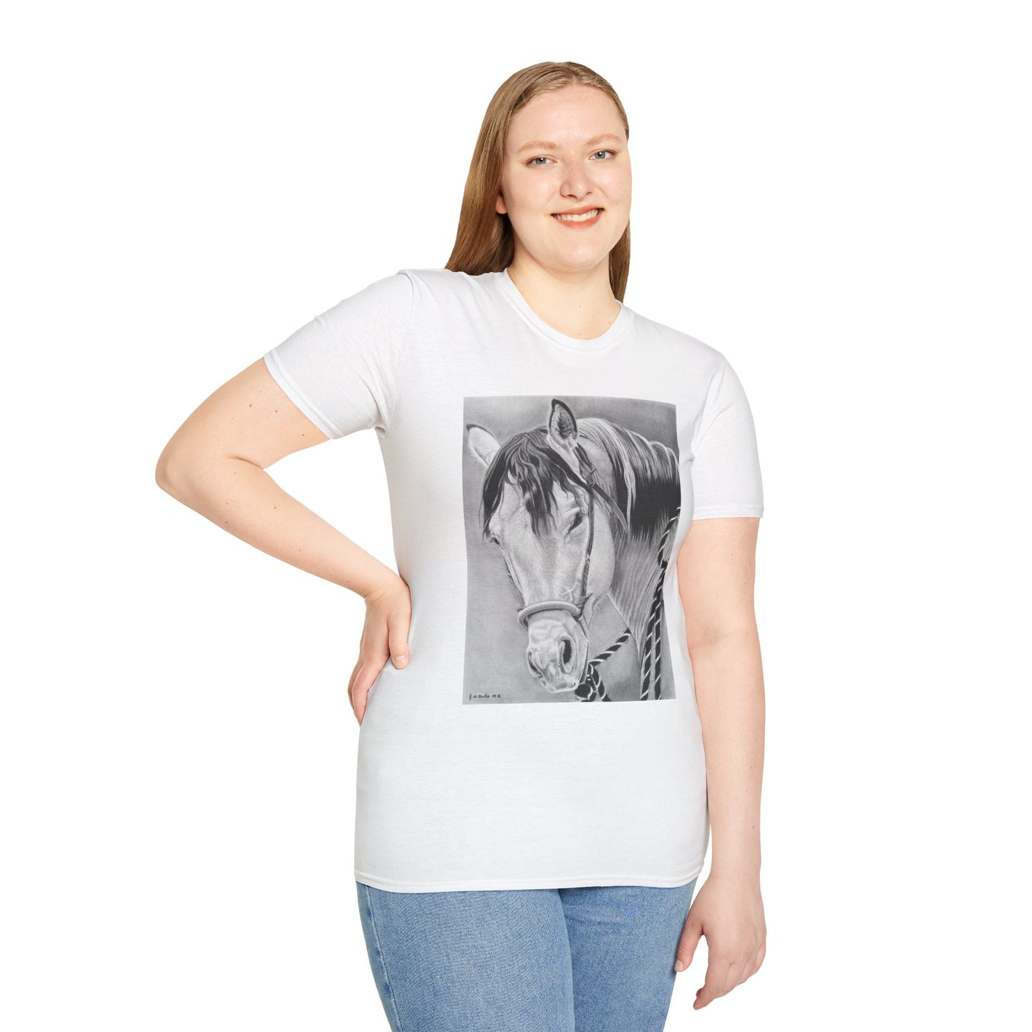 "Watcha lookin at" Western Horse Art T-Shirt