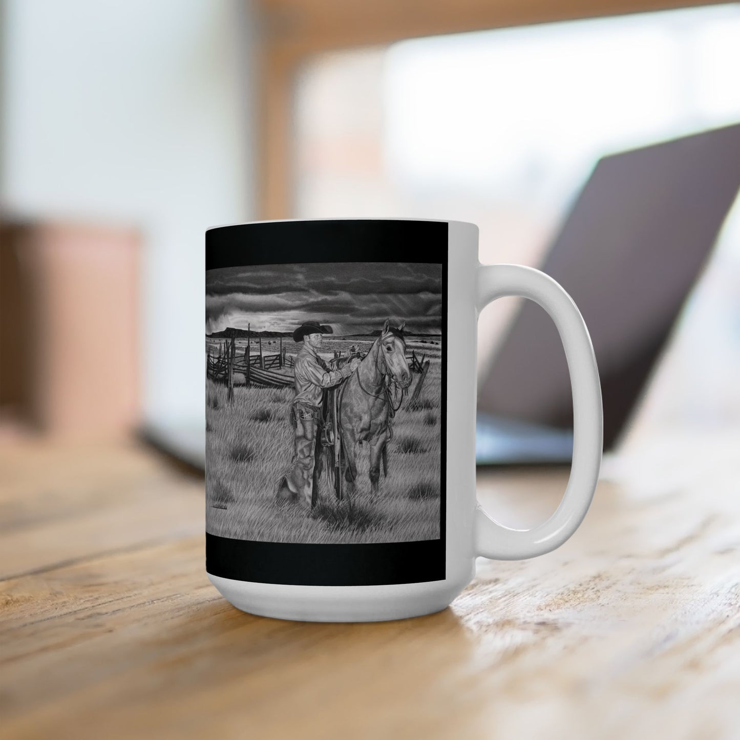 Coffee mug, western style
