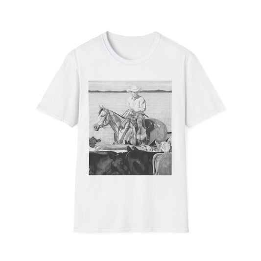 Western Unisex T-Shirt - "Hot Day on the Job" Design