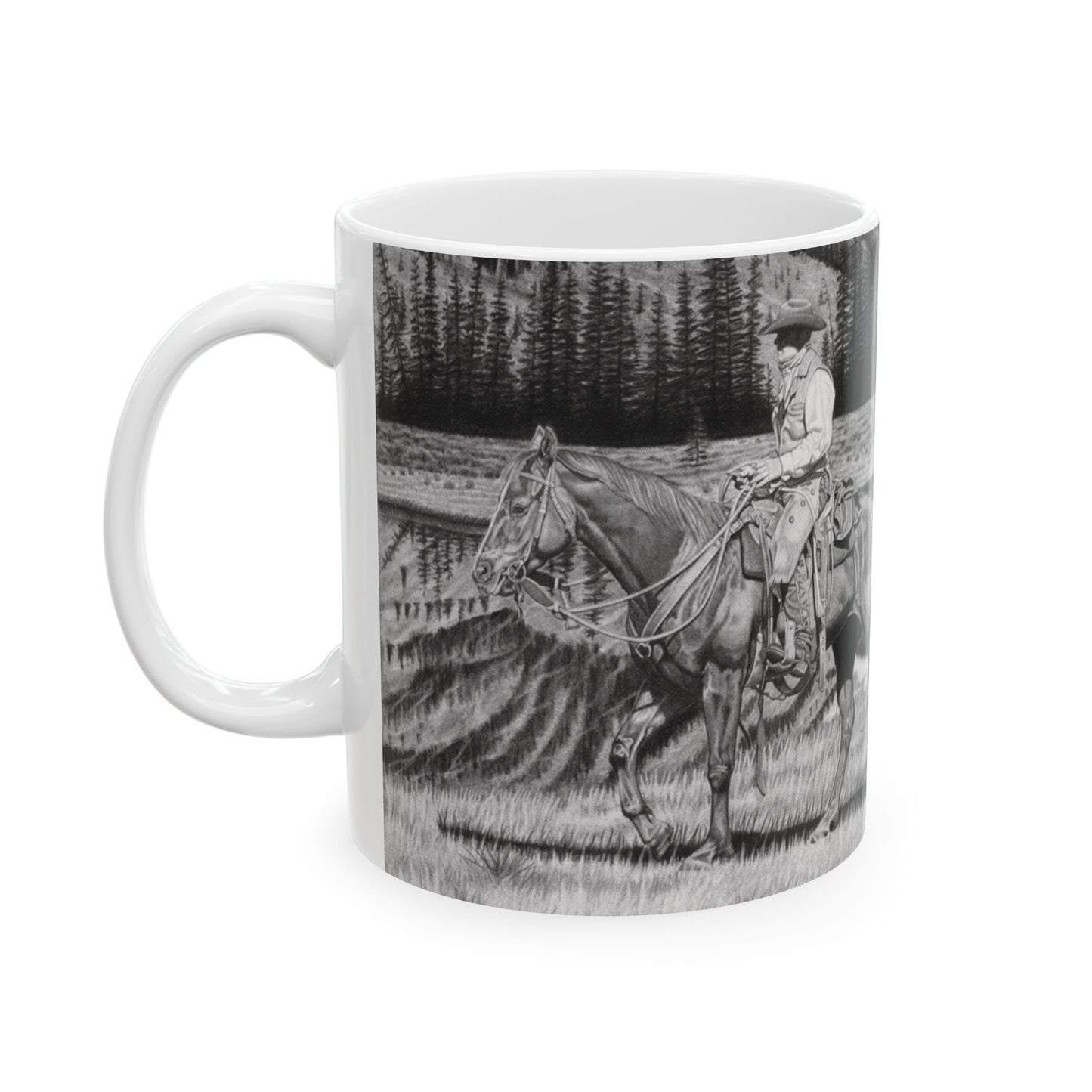 "Still Day on The Trail" coffe mug