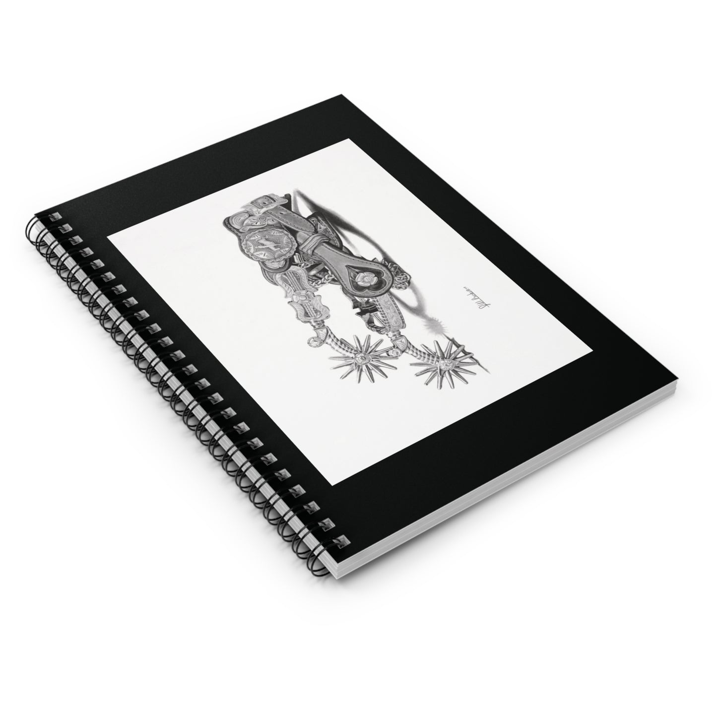 "Spurs" Western Art Spiral Notebook