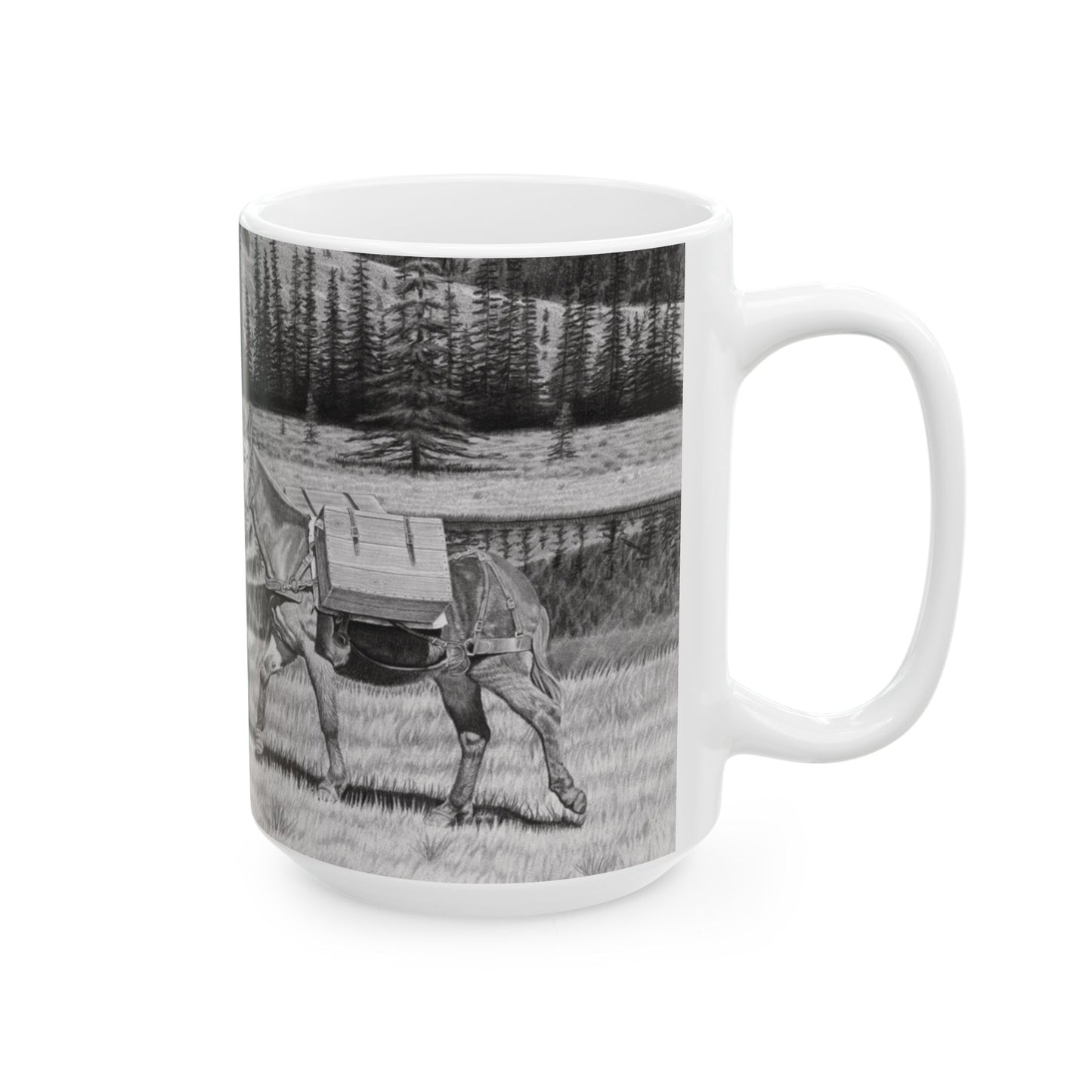 "Still Day on The Trail" coffe mug