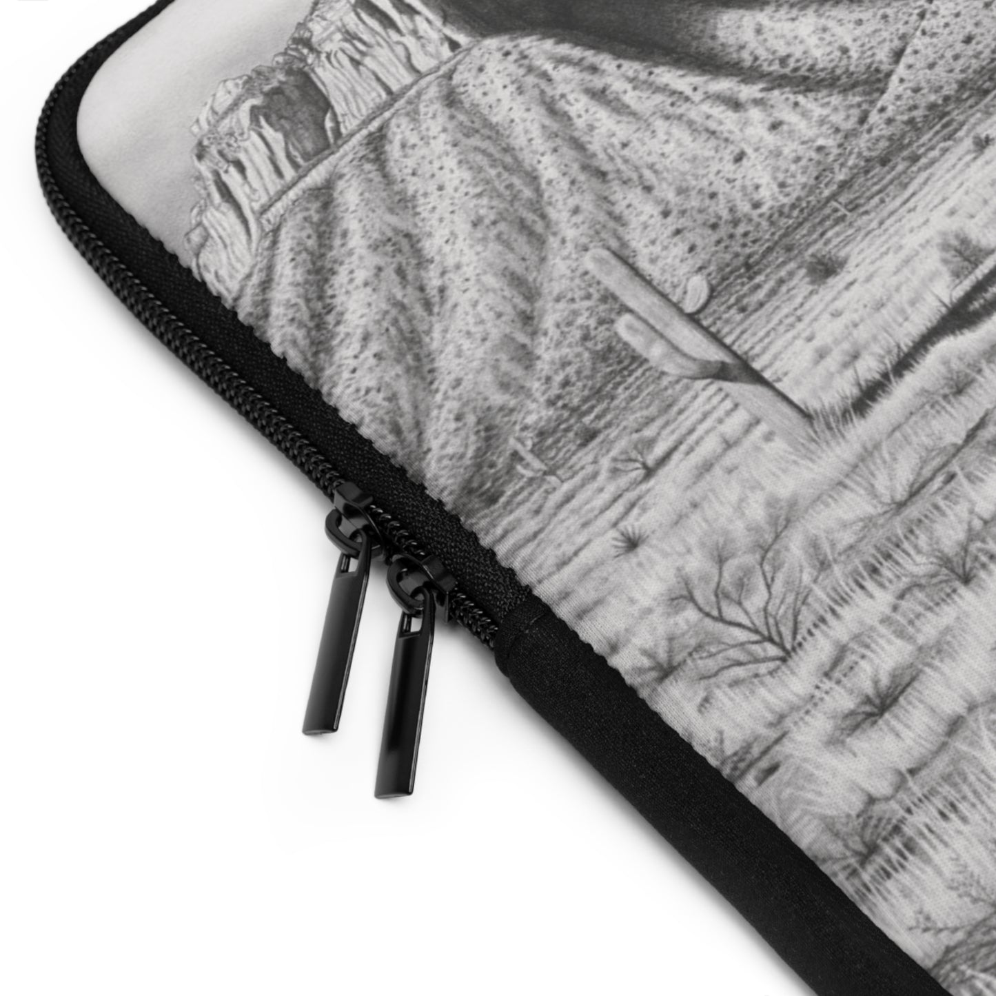 "On The Outlaw Trail" Rustic Cowboy Laptop Sleeve, Western Cowpoke Case, Unique Gift for Ranch Lovers, Rodeo Accessories, Durable Tech Cover
