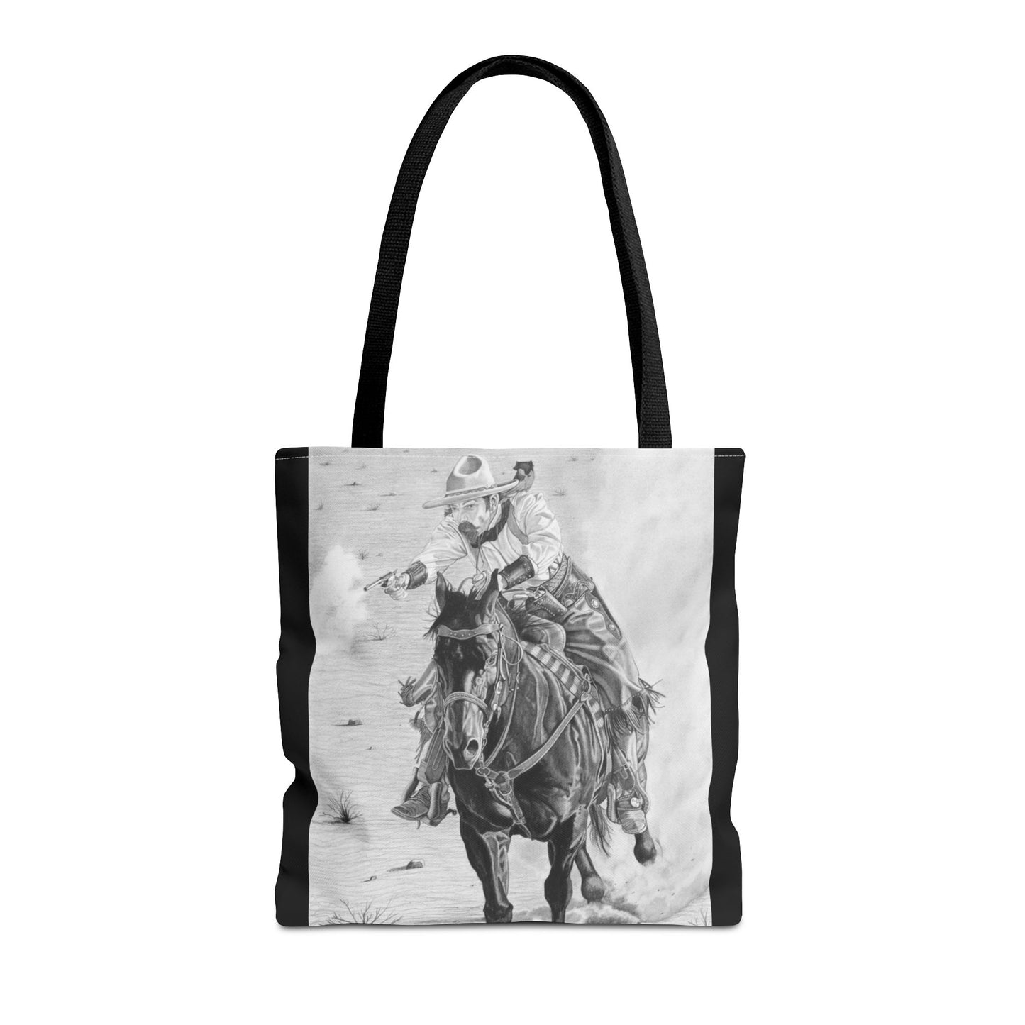 "Wild Bill Rides Again " Tote Bag, Western Style Shopping Tote, Equestrian Gift, Farmhouse Decor, Horse Lover Accessory