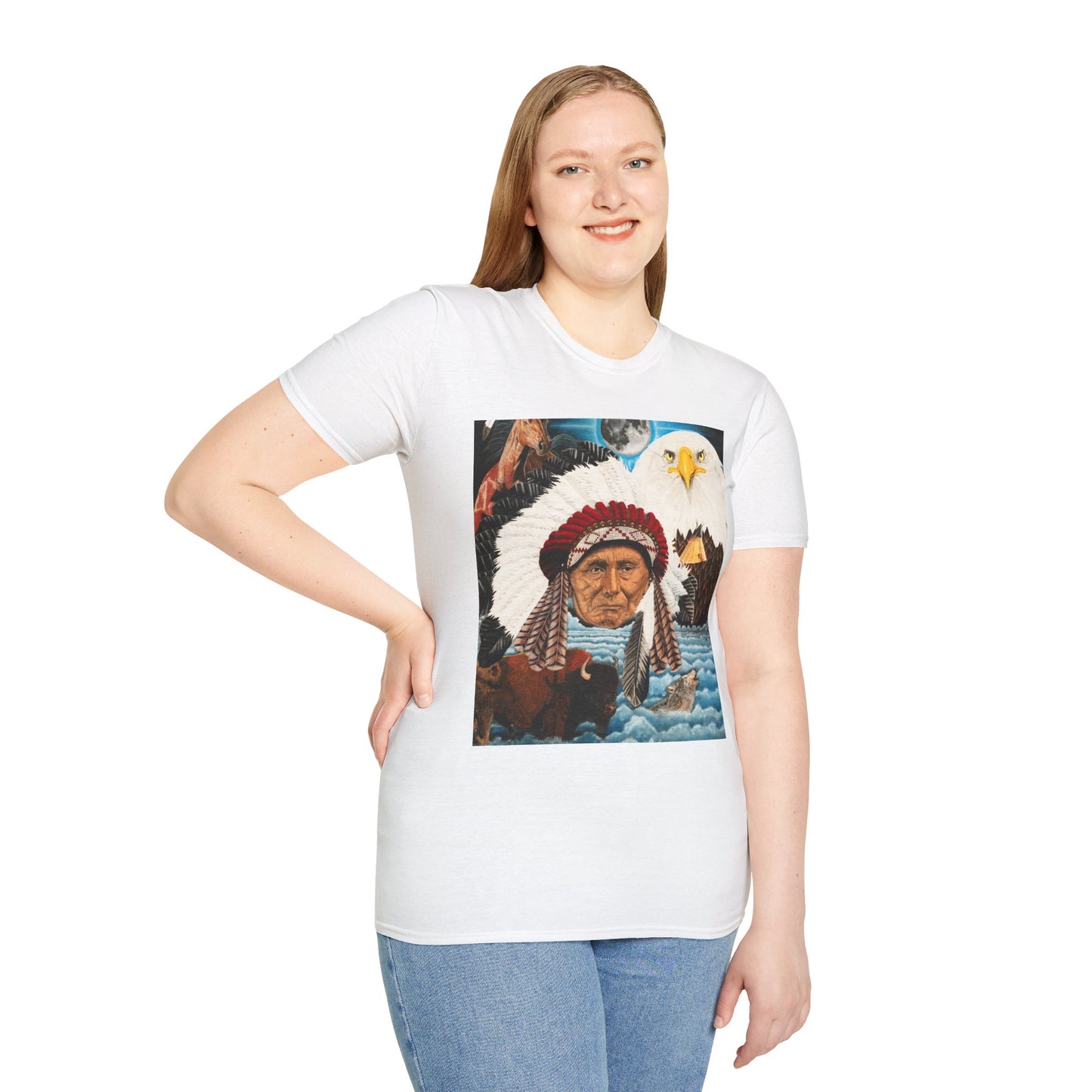 "Dream of The Chief Joseph" Western Horse Art T-Shirt