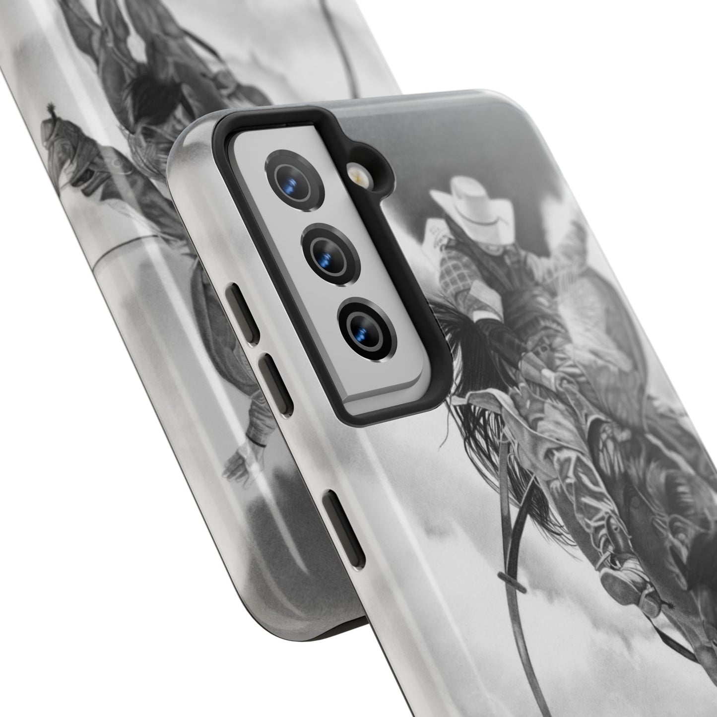 "Storn a Brewing" Western Rodeo Phone Cases, Cowboy Design, Tough Protection, Gift for Him, Ranch Decor, Durable Style