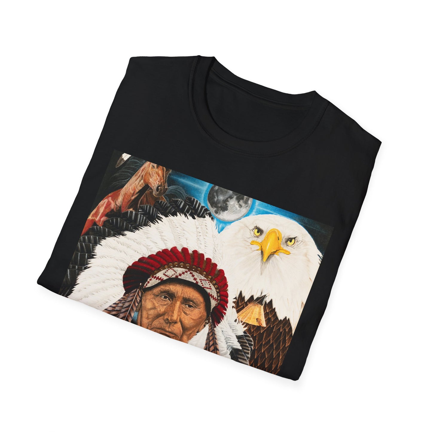 "Dream of The Chief Joseph" Western Horse Art T-Shirt