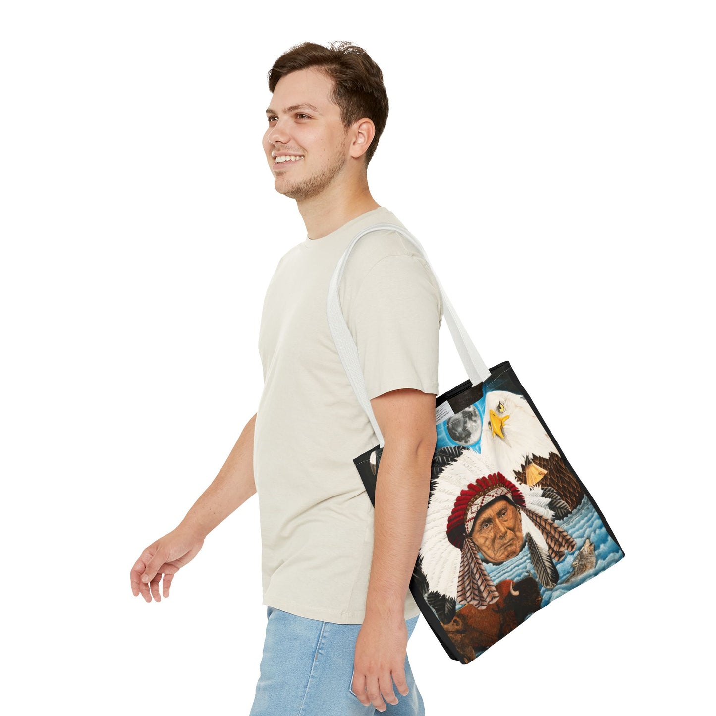 "Dream of Chief Joseph" Western Art Tote Bag