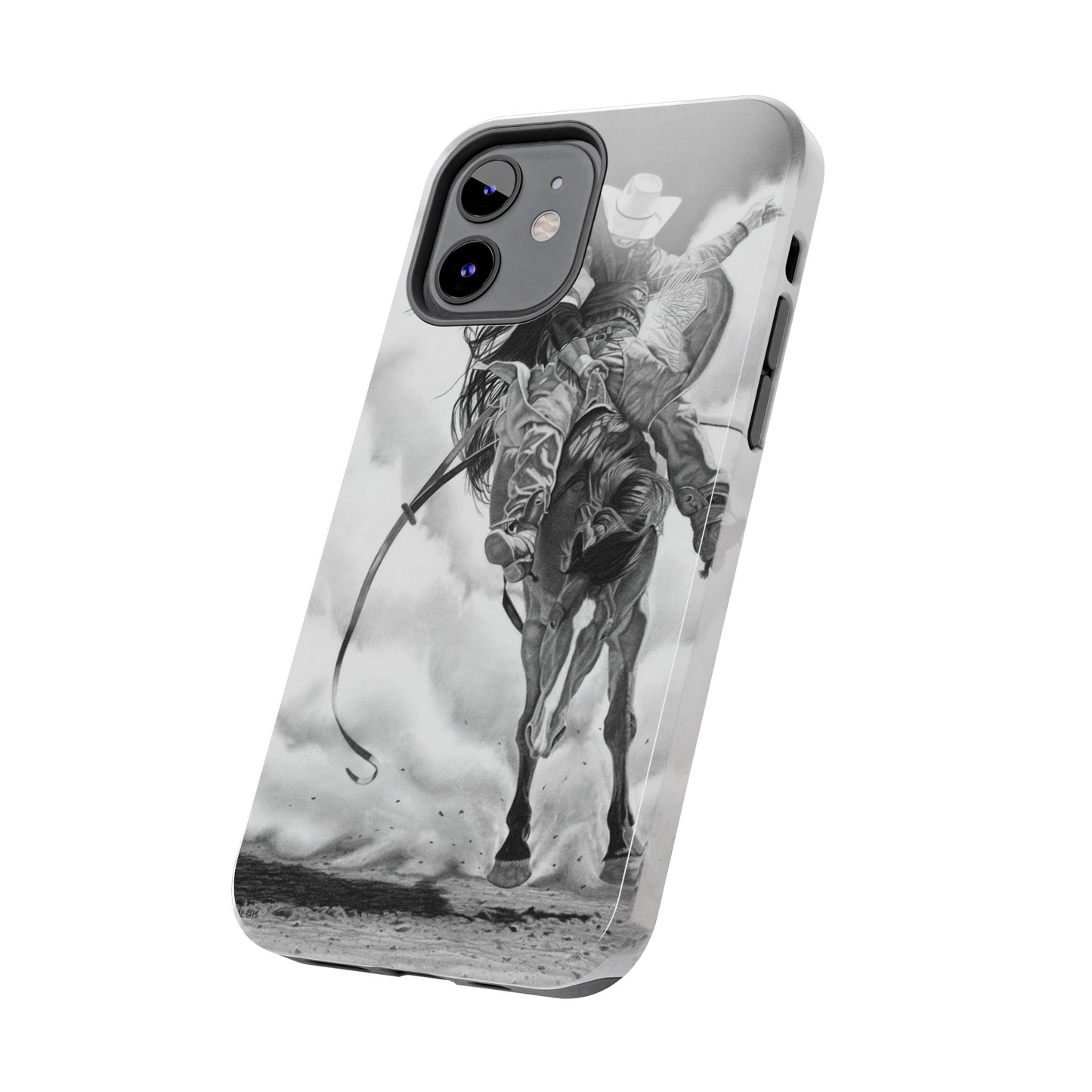 "Storn a Brewing" Western Rodeo Phone Cases, Cowboy Design, Tough Protection, Gift for Him, Ranch Decor, Durable Style