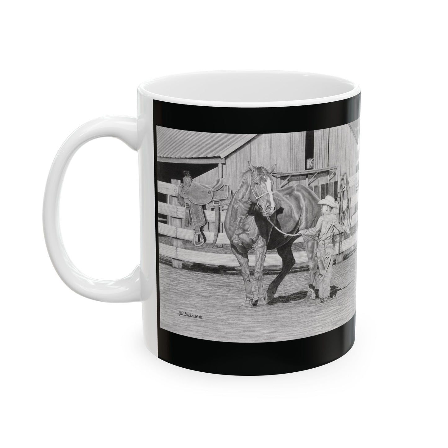 "Tall Task fot a Little Cowboy" Coffe Mug