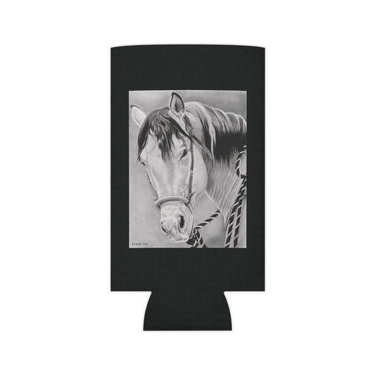 "Watcha lookin at" Western Art Can Cooler