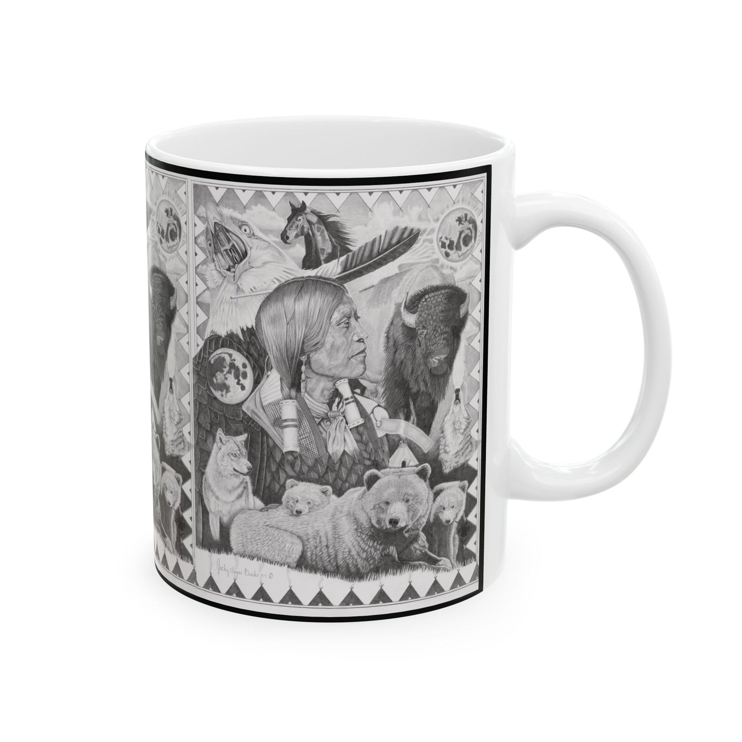 "Two Moon Apache Dream" Coffe Mug