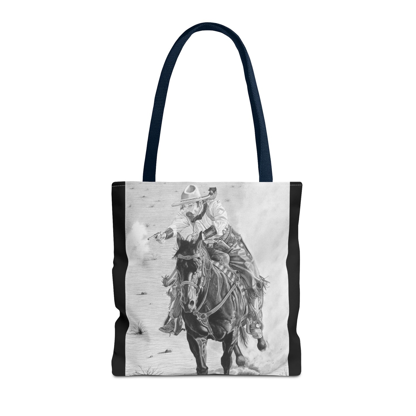 "Wild Bill Rides Again " Tote Bag, Western Style Shopping Tote, Equestrian Gift, Farmhouse Decor, Horse Lover Accessory