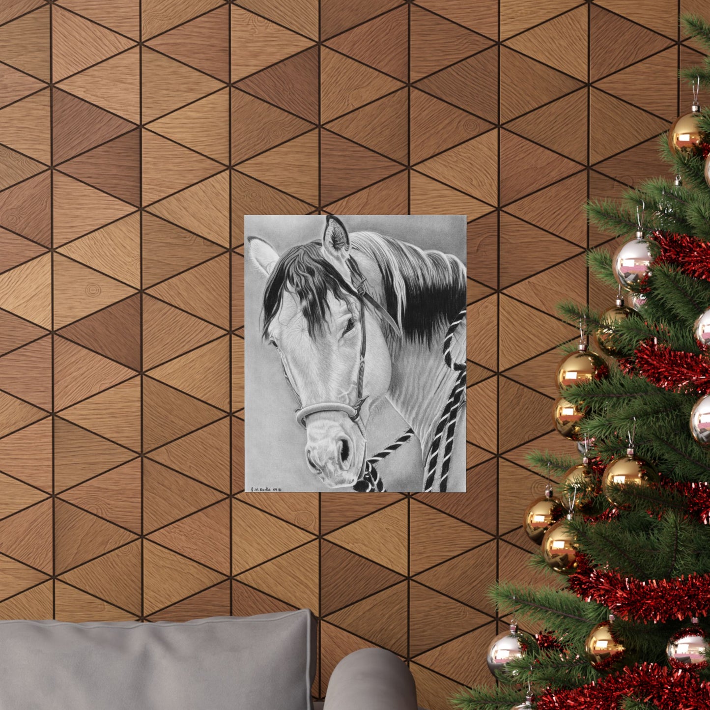 Watcha Lookin At" Equestrian Art Prints, Horse Wall Decor, Matte Vertical Posters, Stable Decor for Horse Lovers, Equine Gifts, Animal Lover's Art