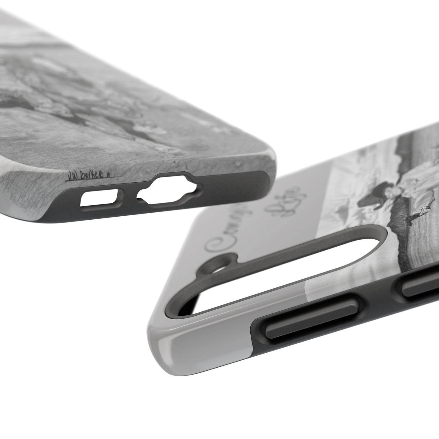 "Dangerous and Beautiful" Western Rodeo Phone Cases, Cowboy Design, Tough Protection, Gift for Him, Ranch Decor, Durable Style