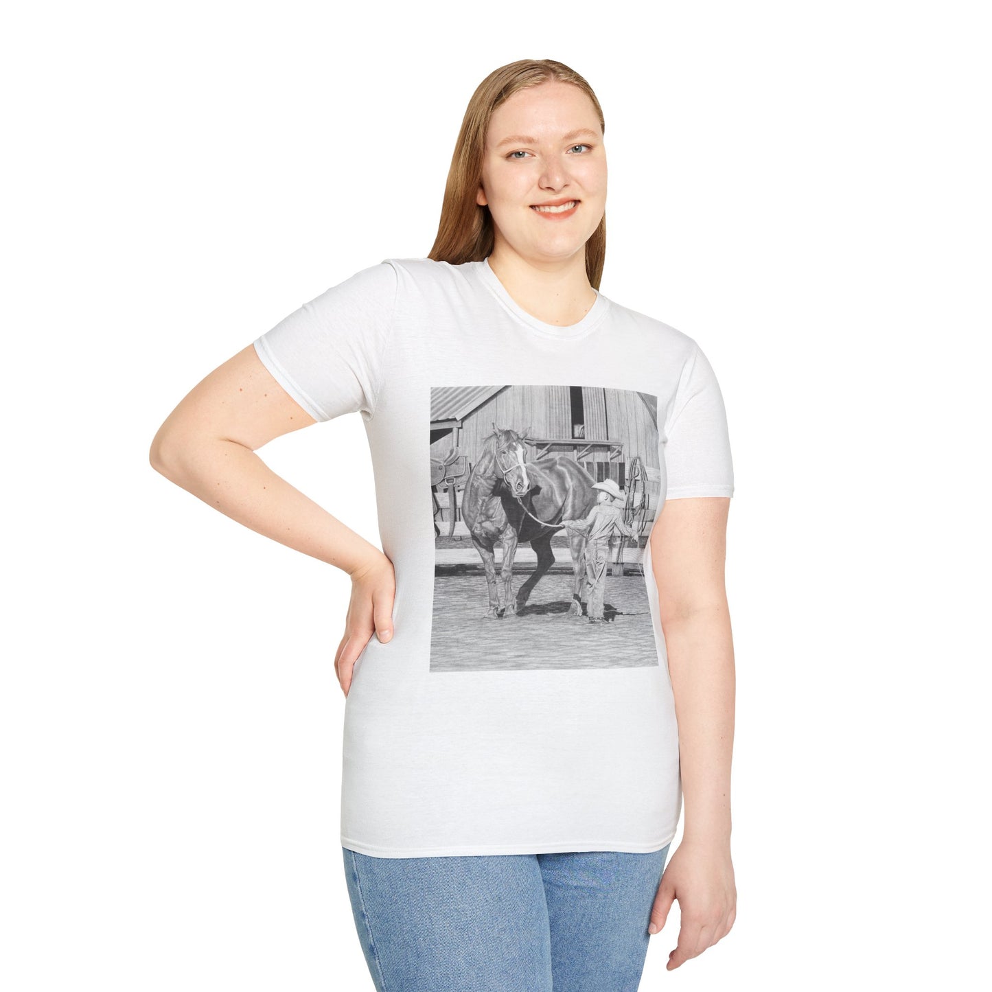 "Tall Task for a Little Cowboy" Western Style T-Shirt