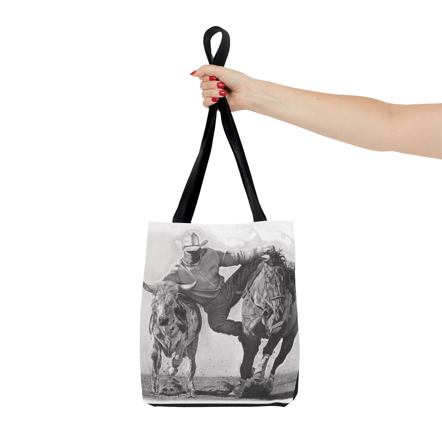 "Cowboy Life #1 " Tote Bag, Western Style Shopping Tote, Equestrian Gift, Farmhouse Decor, Horse Lover Accessory