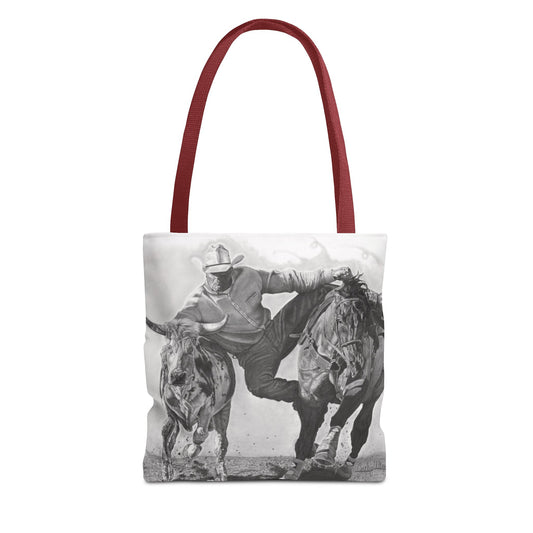 "Cowboy Life #1 " Tote Bag, Western Style Shopping Tote, Equestrian Gift, Farmhouse Decor, Horse Lover Accessory